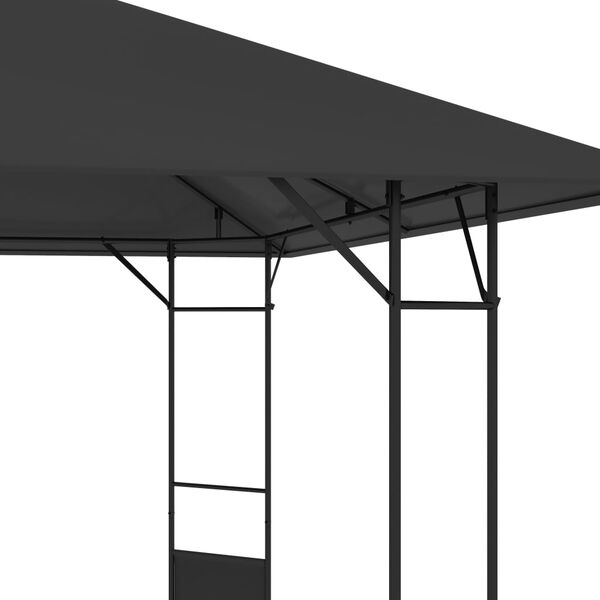 vidaXL Garden Gazebo 4x3 m Anthracite 160 g/m&sup2;