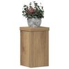 vidaXL Plant Stands 2 pcs Artisan Oak 10x10x18 cm Engineered Wood