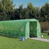 vidaXL Greenhouse with Steel Frame Green 24 m&sup2; 12x2x2 m