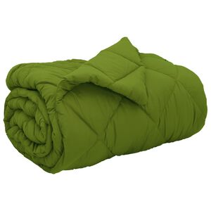 vidaXL Winter Duvet Green 200 x 135 cm Microfiber