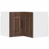 vidaXL Wall Corner Cabinet PORTO Brown Oak 57 x 57 x 40 cm