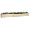 vidaXL Planter Ivory 480 x 50 x 45 cm Galvanised Steel