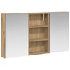 vidaXL Bathroom Cabinet Set 3 pcs 90 x 10.5 x 50 cm Engineered wood