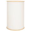 vidaXL Trade Show Counter Light Brown and White &Oslash; 60 x 93 cm