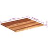vidaXL Table Top Solid Wood Acacia 25-27 mm 60x70 cm