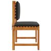 vidaXL Garden Chair with Cushion 2 pcs Brown Solid Acacia wood