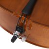 vidaXL Cello Full Set with Bag and Natural Hair Bow Dark Wood 4/4