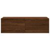 vidaXL TV Wall Cabinet Brown Oak 100x30x30 cm Engineered Wood