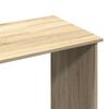 vidaXL Desk Sonoma Oak 80x40x75 cm Engineered Wood