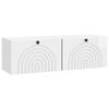 vidaXL Wall-Mounted TV Cabinet High Gloss White 98 x 31 x 30 cm