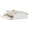 vidaXL Bed Frame without Mattress White 160x200 cm Solid Wood Pine