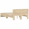 vidaXL Bed Frame without Mattress Sonoma Oak 120x190 cm Small Double