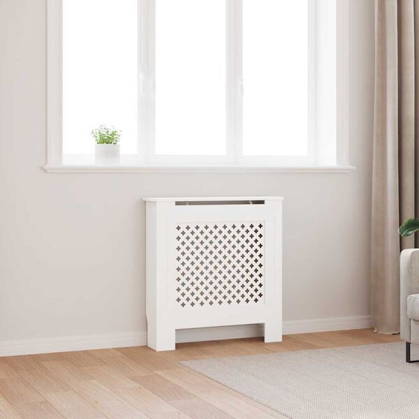 vidaXL MDF Radiator Cover White 78 cm
