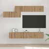 vidaXL TV Cabinet Set with Drawer 7 pcs Artisan oak 60 x 30 x 30 cm