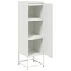 vidaXL Highboard White 36x39x123 cm Steel