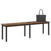 vidaXL Bench Old Wood 160 x 35 x 45 cm Engineered Wood