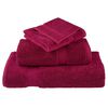 vidaXL Premium Guest Towels "SOLUND" 4 pcs Bordeaux 30x50 cm 600 gsm