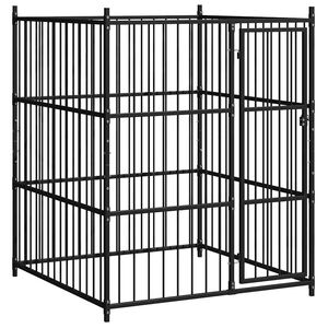 vidaXL Outdoor Dog Kennel 150x150x185 cm