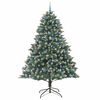 vidaXL Artificial Christmas Tree with 300 LEDs with Stand Green 240 cm