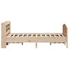 vidaXL Bed Frame without Mattress 150x200 cm King Size Solid Wood Pine