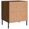 vidaXL Bedside Cabinets 2 pcs Brown Oak 40x35x47.5 cm Engineered Wood