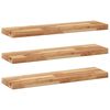 vidaXL Floating Shelves 3 pcs 100x20x4 cm Oil Finished
