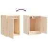 vidaXL Wall Cabinet 30x30x40 cm Solid Wood Pine