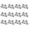 vidaXL Firewood Stacking Aids 12 pcs Steel Silver
