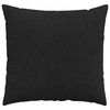 vidaXL Sofa Pillows 2 pcs Black 45 x 45 cm Fabric