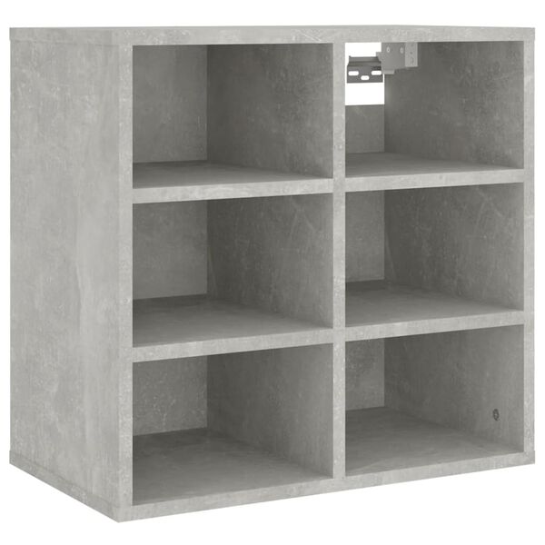 vidaXL Shoe Cabinet Concrete Grey 52.5x30x50 cm