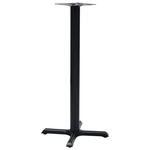 vidaXL Bistro Table Leg Black 56x56x107 cm Cast Iron