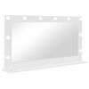 vidaXL Vanity Mirror White 100 x 55 x 18 cm Glass and Engineered wood