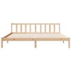vidaXL Extra Long Bed Frame without Mattress 180x210 cm Solid Wood Pine