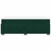 vidaXL Box Spring Bed with Mattress Dark Green 90x200 cm Velvet