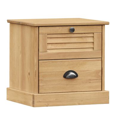 vidaXL Bedside Cabinet VIGO 42x35x40 cm Solid Wood Pine