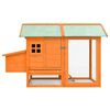 vidaXL Chicken Cage Solid Pine & Fir Wood 170x81x110 cm