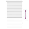 Zebra Blind 90 x 150 cm White