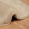 vidaXL Faux Sheepskin Rug Tafalla Beige 80 x 120 cm Polyester