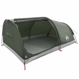 vidaXL Hiking Tent Water-Resistant 2-Person Army Green