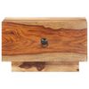 vidaXL Bedside Cabinet 40x40x25 cm Solid Acacia Wood