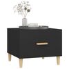 vidaXL Coffee Table Black 50x50x40 cm Engineered Wood