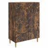 vidaXL Sideboard Smoked Oak 66 x 34.5 x 95 cm Engineered Wood