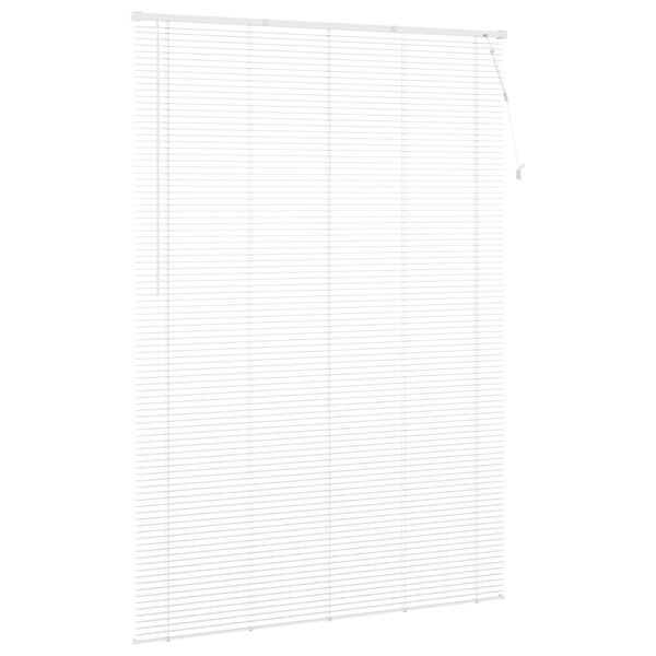 vidaXL Venetian Blind Manual Adjustable White 213 x 150 cm PVC