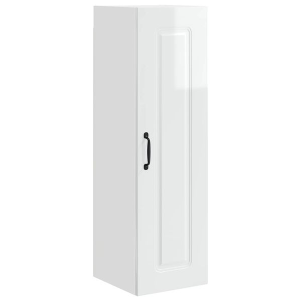 vidaXL Kitchen Cabinet Kalmar High Gloss White 30 x 31 x 100 cm