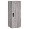 vidaXL Highboard Grey Sonoma 34.5x34x180 cm Engineered Wood
