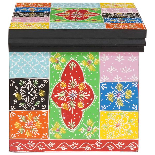 vidaXL Bedside Cabinet with Drawer 2 pcs Multicolour 40 x 30 x 28 cm