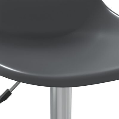 vidaXL Swivel Dining Chair Light Grey PP