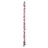 vidaXL Christmas Ball Garland Pink 186 cm Polystyrene