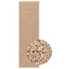 vidaXL Rug ZIZUR 80x250 cm Jute Look Indoor and Outdoor