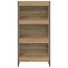 vidaXL Book Cabinet Artisian Oak 60 x 30 x 121 cm Engineered Wood